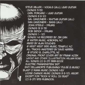 CD Electric Frankenstein: Listen Up, Baby!