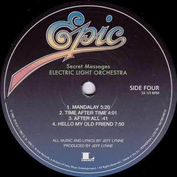 2LP Electric Light Orchestra: Secret Messages