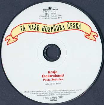 CD Elektroband Pavla Zedníka: Ta Naše Hospůdka Česká