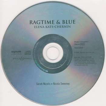 CD Elena Kats-Chernin: Ragtime & Blue