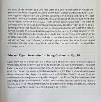 CD Sir Edward Elgar: Very British - Metamorphosen Berlin