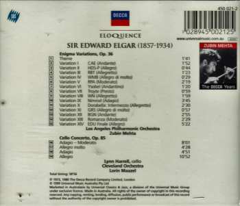 CD Sir Edward Elgar: Enigma Variations Cello Concerto