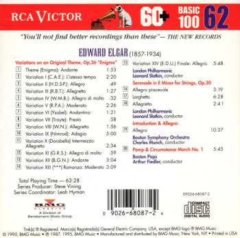 CD Sir Edward Elgar: Enigma Variations, Pomp & Circumstance March No. 1