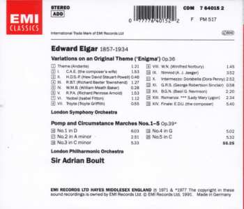 CD Sir Adrian Boult: Enigma Variations • Pomp & Circumstance Marches Nos.1–5