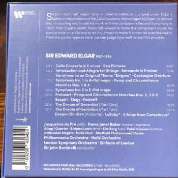 7CD/Dobozkészlet Sir Edward Elgar: Cello Concerto, Enigma Variations, Symphonies 1 & 2, Sea Pictures