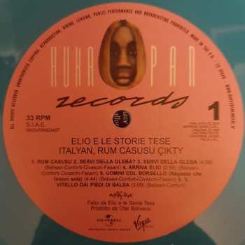 2LP Elio E Le Storie Tese: Italyan, Rum Casusu Çikti CLR | LTD