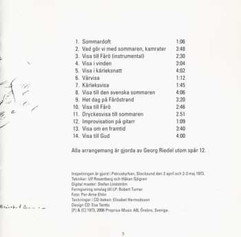 CD Elisabet Hermodsson: Vad Gör Vi Med Sommaren, Kamrater?