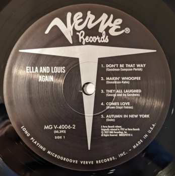 2LP Louis Armstrong: Ella And Louis Again