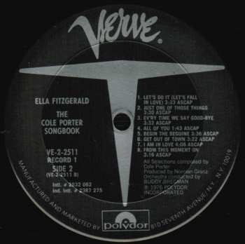 2LP Ella Fitzgerald: The Cole Porter Songbook (2xLP) MADE IN INDIA