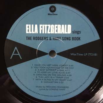 2LP Ella Fitzgerald: Sings The Rodgers & Hart Song Book LTD