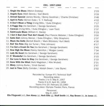 3CD Ella Fitzgerald: Live In Paris 1957-1962