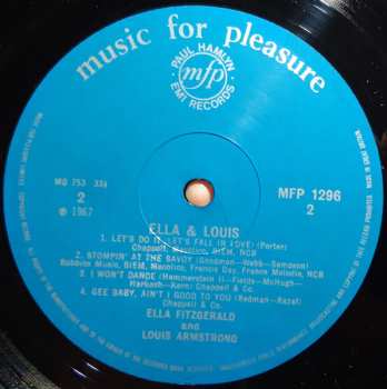 LP Louis Armstrong: Ella & Louis CLR