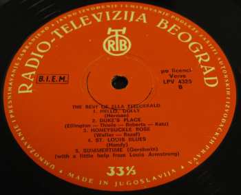 LP Ella Fitzgerald: The Best Of Ella Fitzgerald