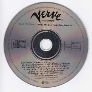 CD Ella Fitzgerald: The Cole Porter Songbook Volume One