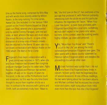 2CD Ella Fitzgerald: The Complete Piano Duets