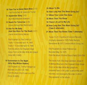 2CD Ella Fitzgerald: The Complete Piano Duets