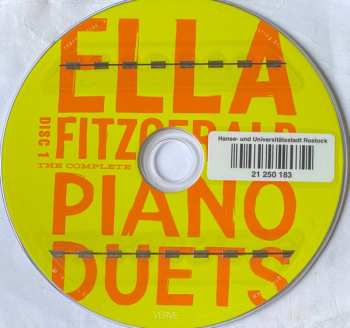 2CD Ella Fitzgerald: The Complete Piano Duets