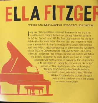 2CD Ella Fitzgerald: The Complete Piano Duets