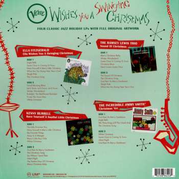 4LP/Dobozkészlet Ella Fitzgerald: Verve Wishes You A Swinging Christmas