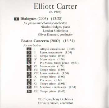 CD BBC Symphony Orchestra: Dialogues / Boston Concerto / Cello Concerto / Asko Concerto 