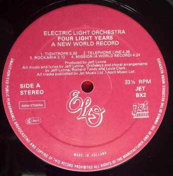 4LP/Dobozkészlet Electric Light Orchestra: Four Light Years