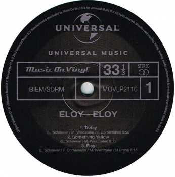 LP Eloy: Eloy LTD | NUM | CLR