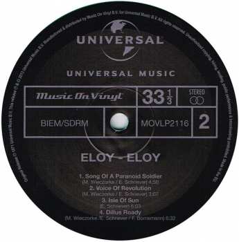 LP Eloy: Eloy LTD | NUM | CLR