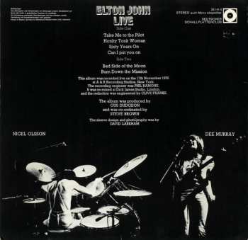 LP Elton John: Live