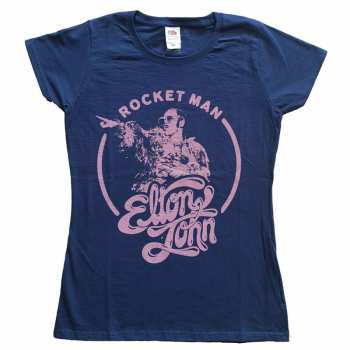 Merch Elton John: Női Póló Rocketman Circle Point 