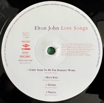 2LP Elton John: Love Songs