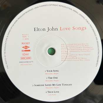 2LP Elton John: Love Songs