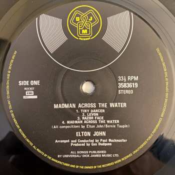4LP/Dobozkészlet Elton John: Madman Across The Water  LTD