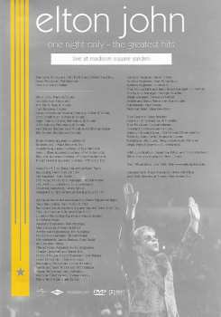 DVD Elton John: One Night Only - The Greatest Hits