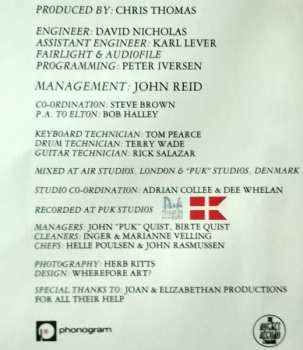 LP Elton John: Sleeping With The Past