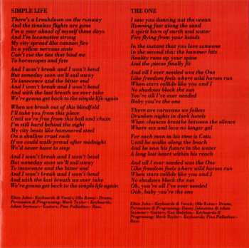 CD Elton John: The One