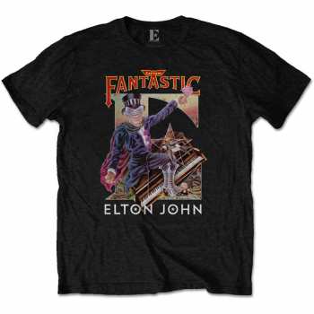 Merch Elton John: Póló Captain Fantastic 