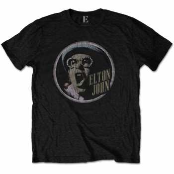 Merch Elton John: Póló Circle 