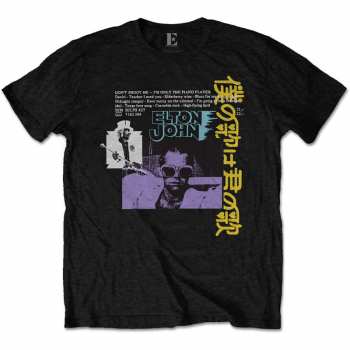 Merch Elton John: Póló Japanese Single 