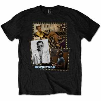 Merch Elton John: Póló Rocketman Montage 