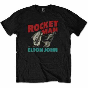 Merch Elton John: Póló Rocketman Piano 