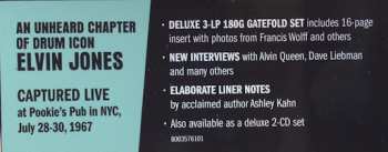3LP Elvin Jones: Revival (Live At Pookie's Pub)