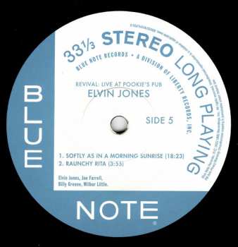 3LP Elvin Jones: Revival (Live At Pookie's Pub)