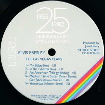 8LP/Dobozkészlet Elvis Presley: Elvis Aron Presley (1955-1980 - 25 Anniversary) LTD | NUM