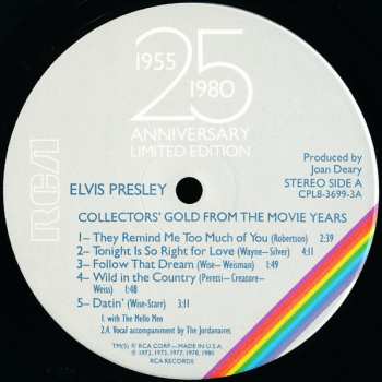 8LP/Dobozkészlet Elvis Presley: Elvis Aron Presley (1955-1980 - 25 Anniversary) LTD | NUM
