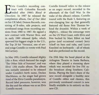 CD Elvis Costello: Summer From The Inside