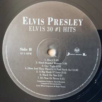 2LP Elvis Presley: ELV1S 30 #1 Hits