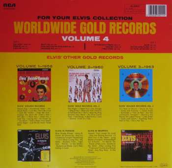 LP Elvis Presley: Elvis' Gold Records - Volume 4