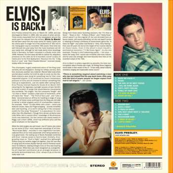 LP Elvis Presley: Elvis Is Back LTD | CLR