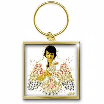 Merch Elvis Presley: Kulcstartó American Eagle 