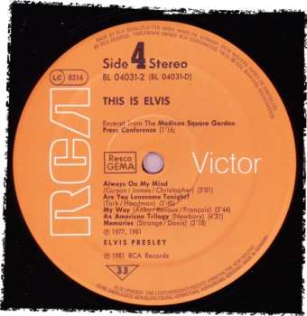 2LP Elvis Presley: This Is Elvis